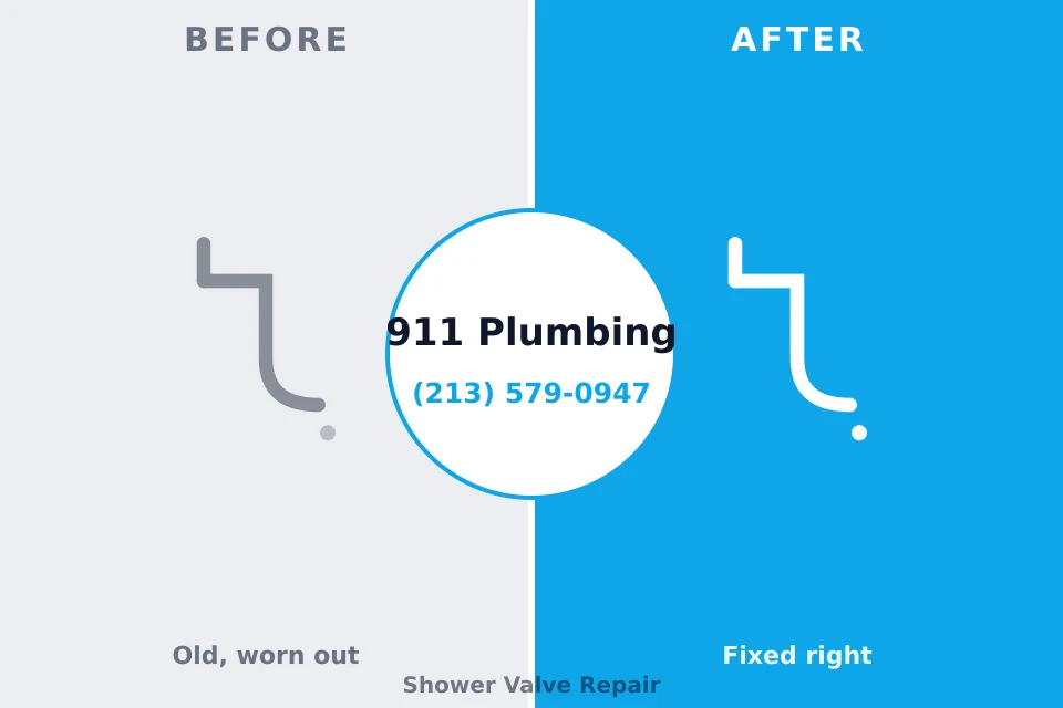 Before and after: plumbing company Gladstone, MI